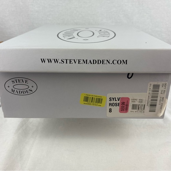 Steve Madden Tan Suede Studded Ankle-Strap Heels - Picture 11 of 11